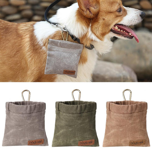 "Bolsa Portátil Impermeable para Comida de Mascotas - Con Mosquetón