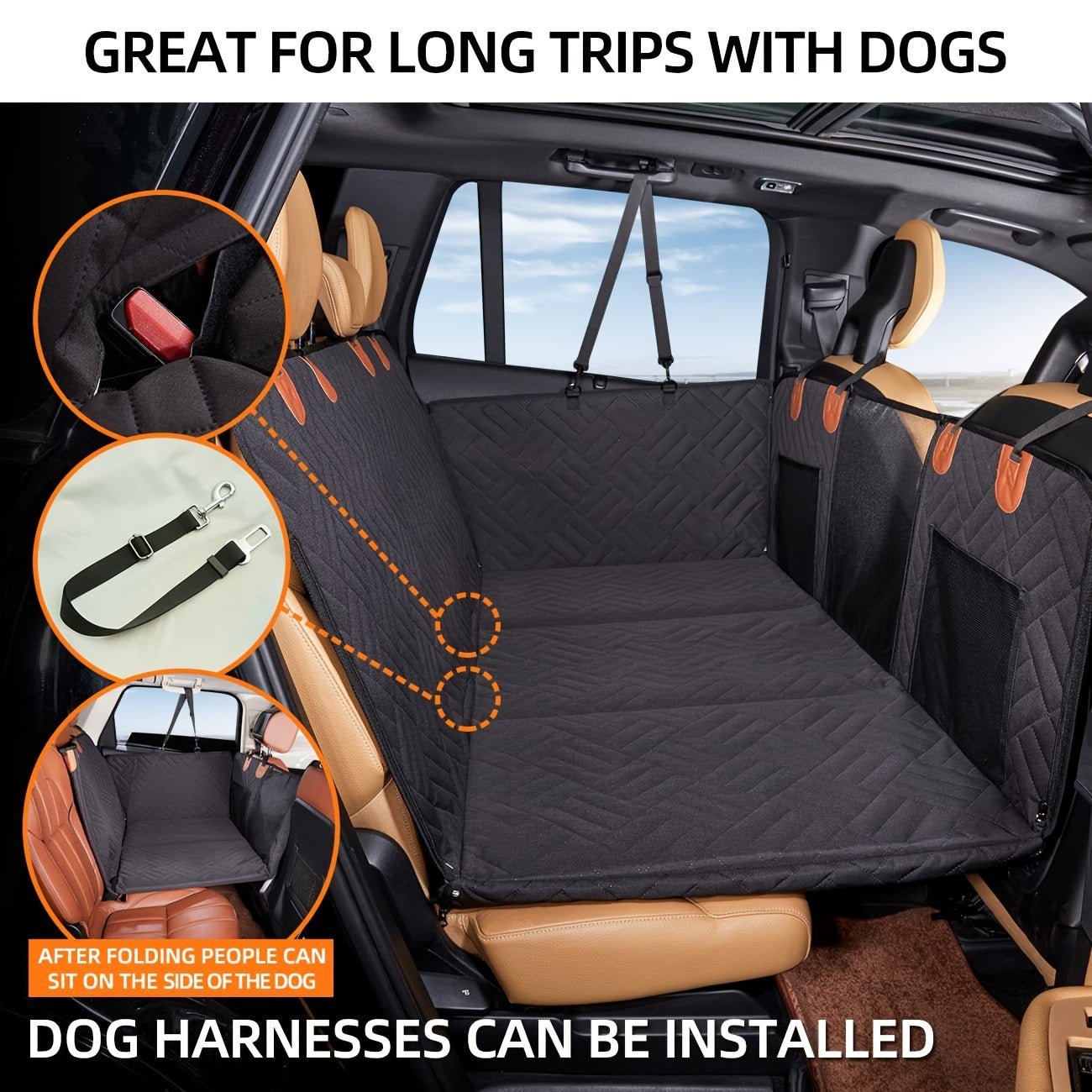 Dog Travel Load-bearing Hammock Mat-4