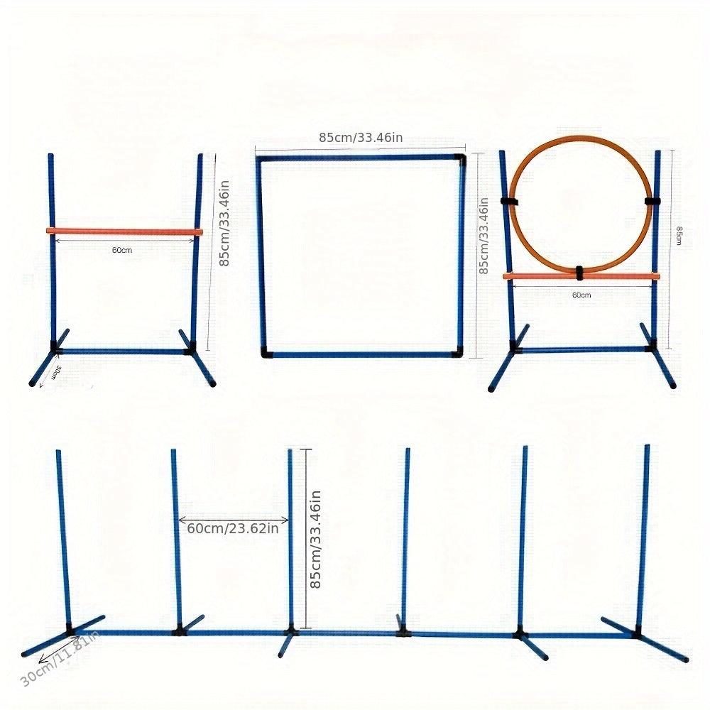 Dog Agility Training Set for Home & Pro Use-4