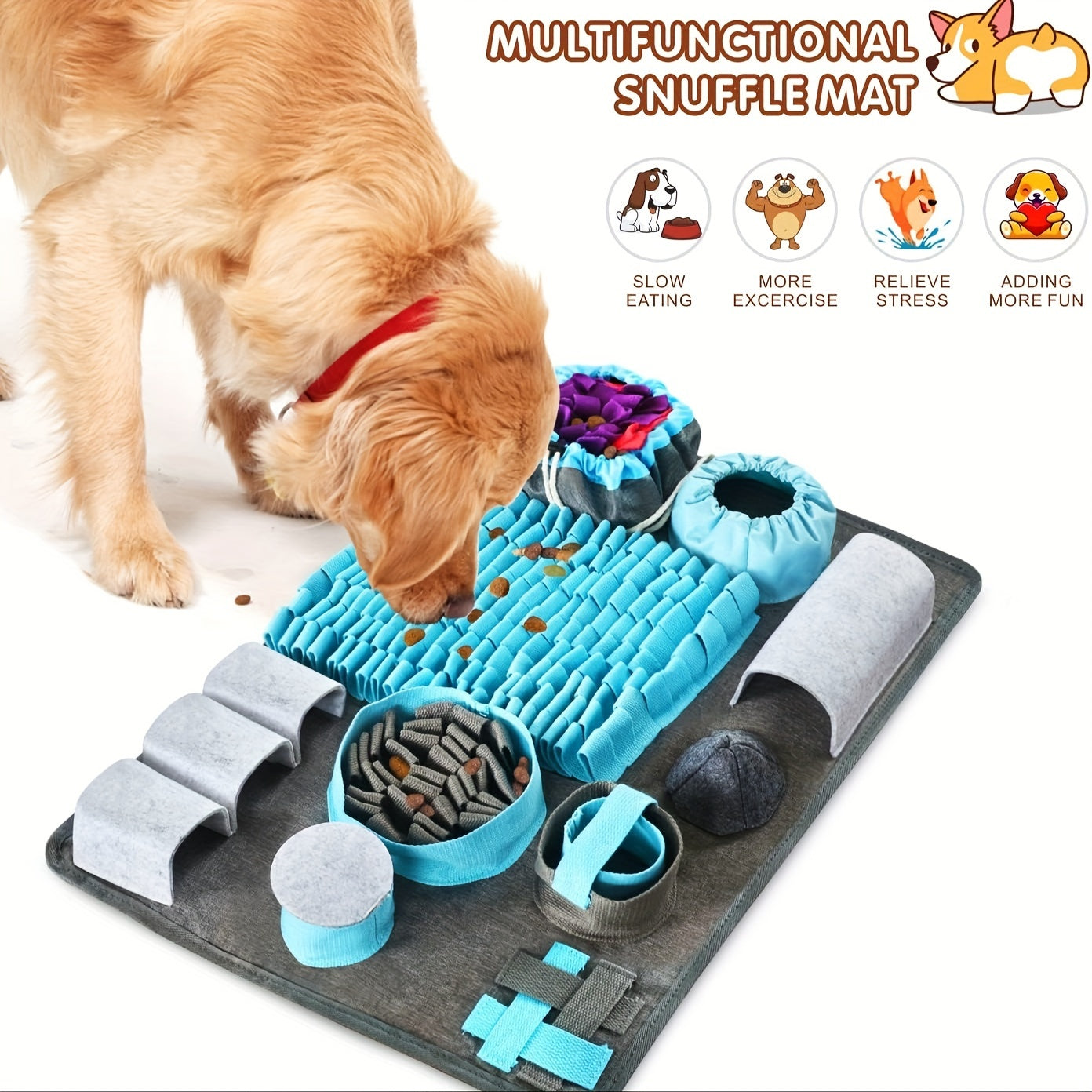 Interactive Snuffle Mat for Dogs-3