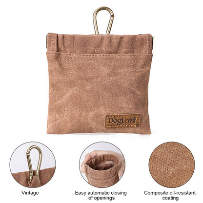"Bolsa Portátil Impermeable para Comida de Mascotas - Con Mosquetón