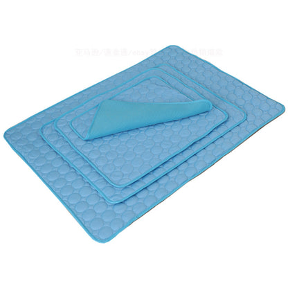 "Cama Fría de Verano para Mascotas - Tecnología Ice Silk"