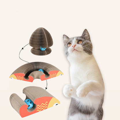 Magic Organ Foldable Cat Scratch Board Toy-2