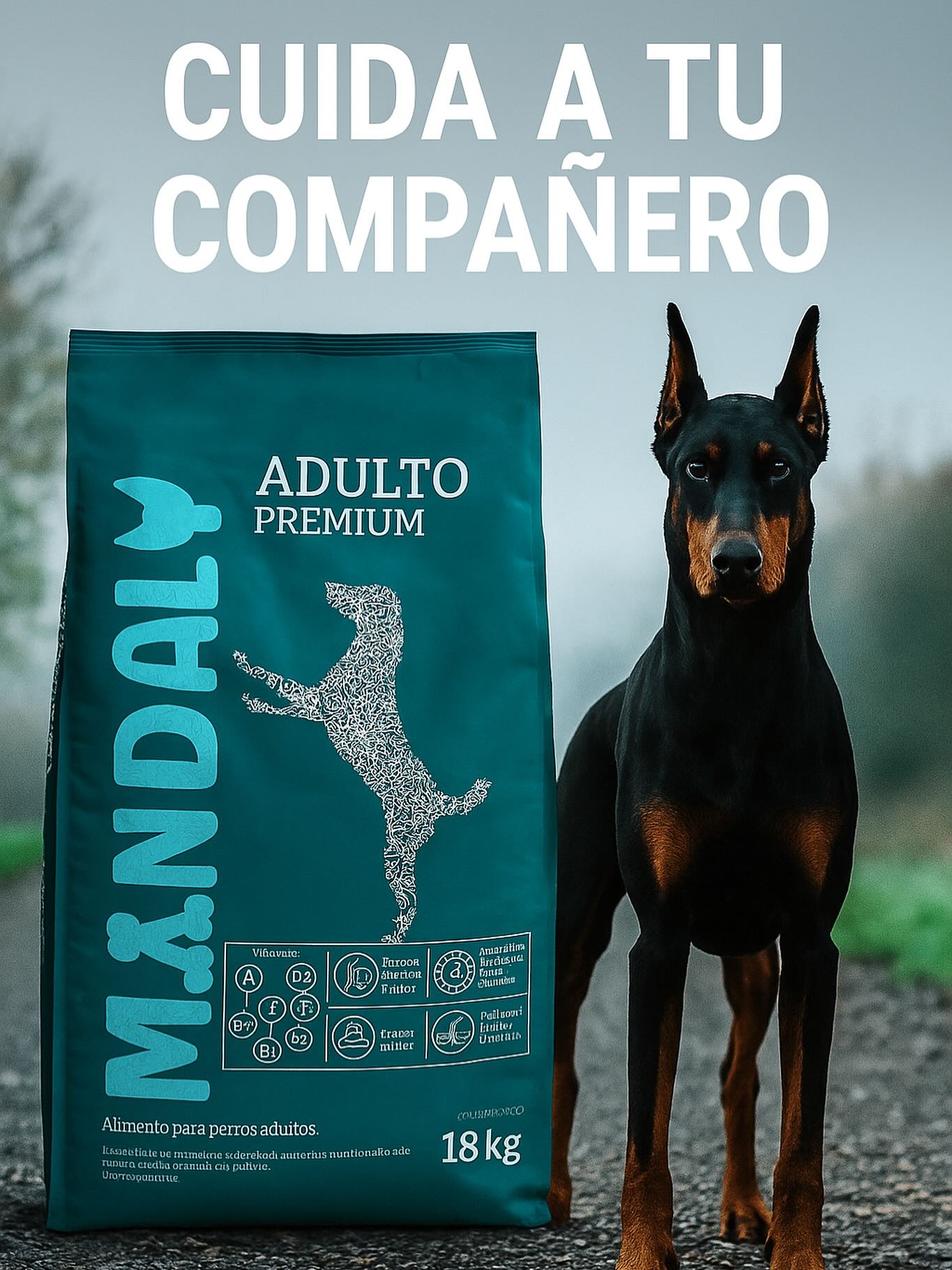 Croquetas para perro adulto.