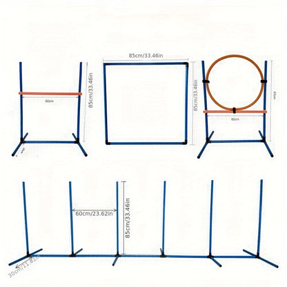 Dog Agility Training Set for Home & Pro Use-4